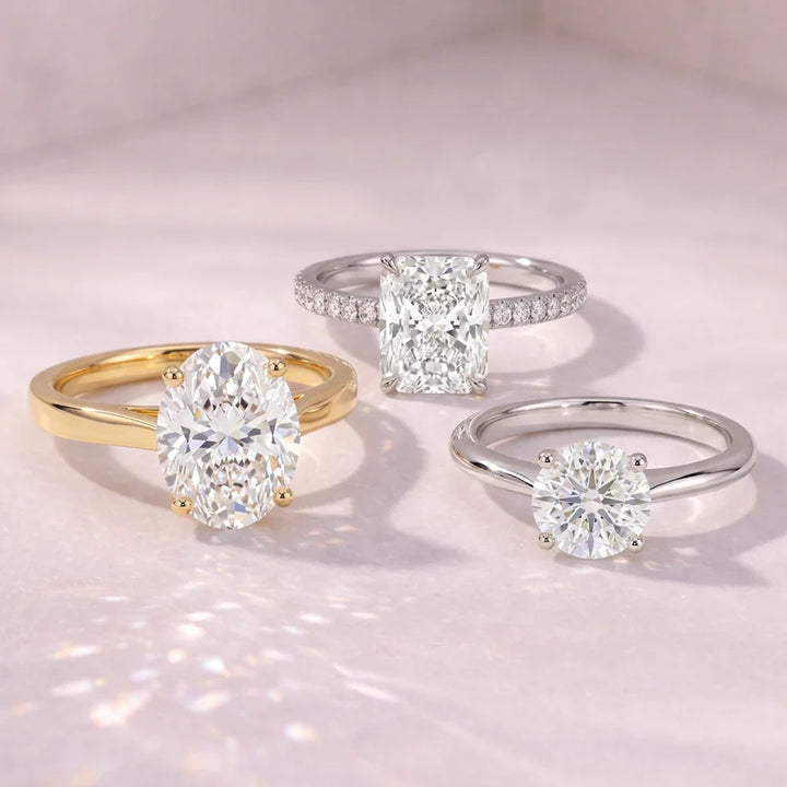 All Natural Diamond Engagement Rings
