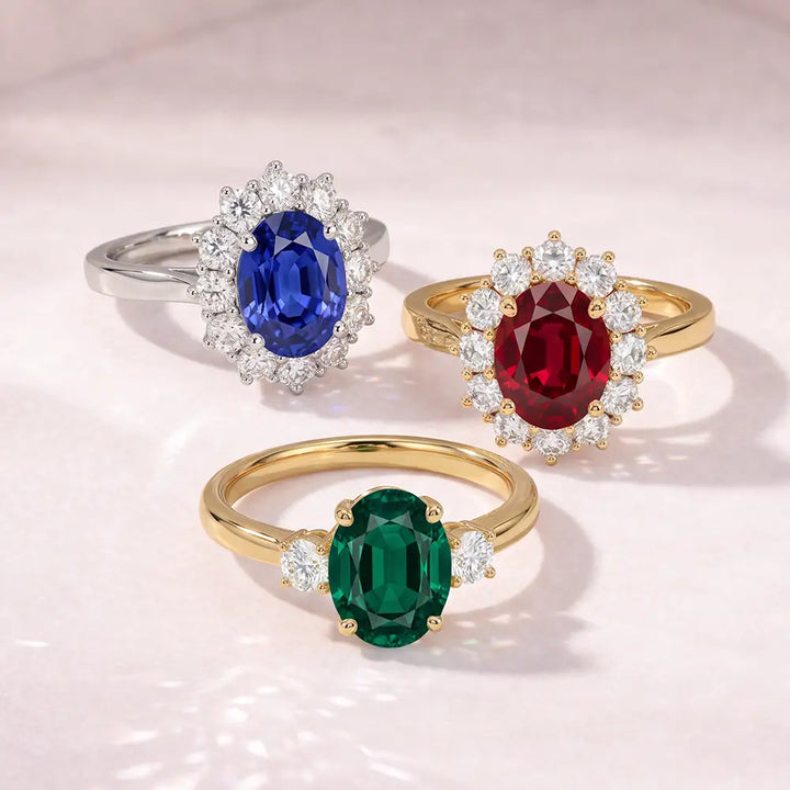 All Coloured Gemstone Rings