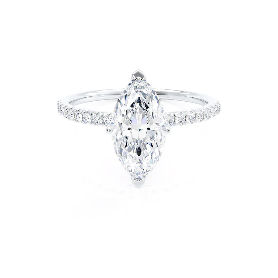 Macy Marquise Lab Diamond Solitaire Lily Arkwright