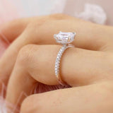 Triple Pavé Diamond Band Upgrade Lily Arkwright