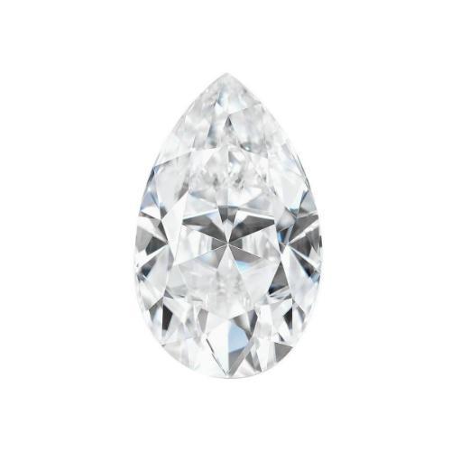Moissanite Loose Pear Stone Charles Colvard Forever One GHI