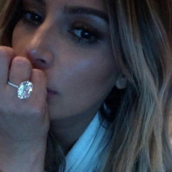 Kim Kardashian's Engagement Rings: From Big to Bigger | Lily Arkwright Diamond Rings Kim Kardashian's Engagement Rings: From Big to Bigger | Lily Arkwright Diamond Rings
