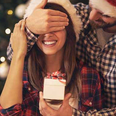 Christmas proposal engagement ring Lily Arkwright