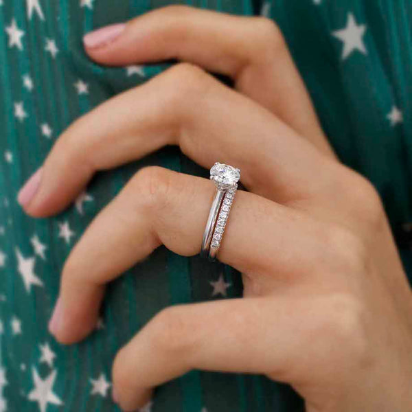 Solitaire eternity ring online
