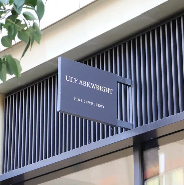 lily arkwright london marylebone showroom exterior sign