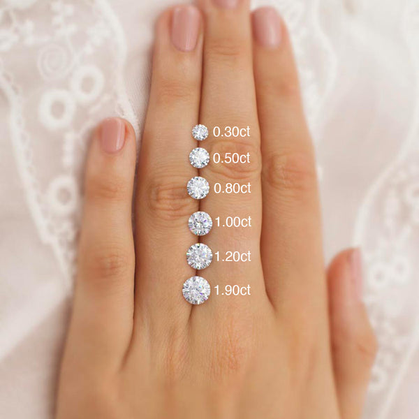Which carat diamond is the best? How to pick the carat weight for your engagement ring.