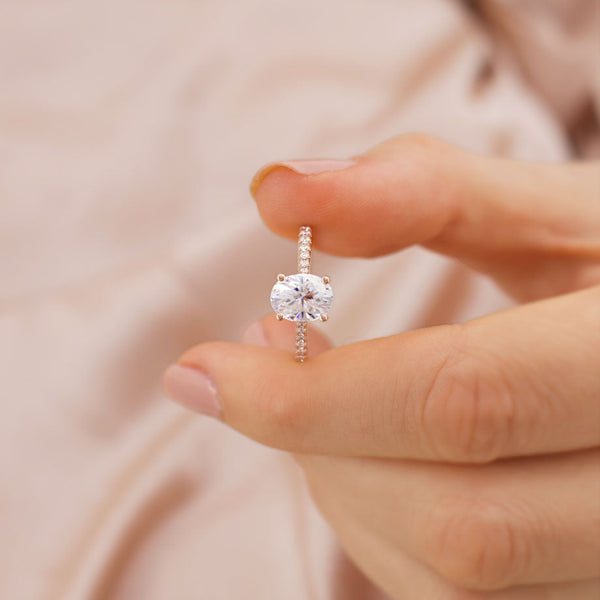 Moissanite Viola Custom Engagement Ring Lily Arkwright