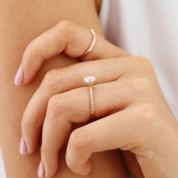 Removable halo for engagement ring store