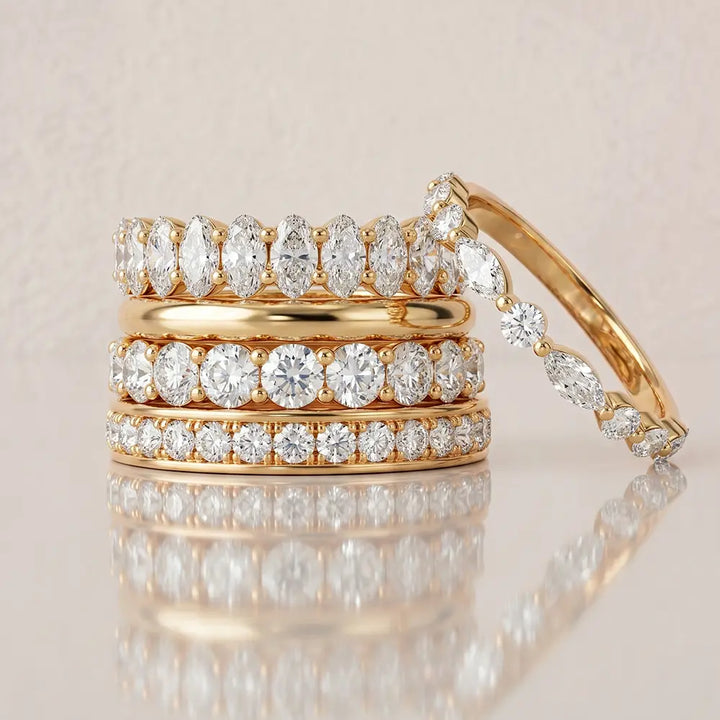 Natural Diamond Wedding Rings