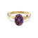 EDEN - Oval Alexandrite & Diamond 18k Yellow Gold Vine Solitaire Ring Engagement Ring Lily Arkwright