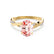 EDEN - Oval Champagne Sapphire & Diamond 18k Yellow Gold Vine Solitaire Ring Engagement Ring Lily Arkwright
