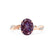 EDEN - Oval Alexandrite & Diamond 18k Rose Gold Vine Solitaire Ring Engagement Ring Lily Arkwright