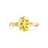 EDEN - Oval Yellow Sapphire & Diamond 18k Yellow Gold Vine Solitaire Ring Engagement Ring Lily Arkwright