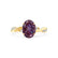 EDEN - Oval Alexandrite & Diamond 18k Yellow Gold Vine Solitaire Ring Engagement Ring Lily Arkwright