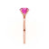 LULU - Radiant Pink Sapphire 18k Rose Gold Petite Solitaire Engagement Ring Lily Arkwright