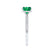 COCO - Princess Emerald & Diamond 18k White Gold Hidden Halo Triple Pavé Shoulder Set Engagement Ring Lily Arkwright