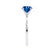 LULU - Radiant Blue Sapphire 18k White Gold Petite Solitaire Engagement Ring Lily Arkwright