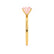 LULU - Radiant Champagne Sapphire 18k Yellow Gold Petite Solitaire Engagement Ring Lily Arkwright