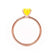 LULU - Elongated Cushion Yellow Sapphire 18k Rose Gold Petite Solitaire Ring Engagement Ring Lily Arkwright