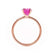 LULU - Elongated Cushion Pink Sapphire 18k Rose Gold Petite Solitaire Ring Engagement Ring Lily Arkwright