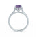 EVERLY - Radiant Alexandrite & Diamond 950 Platinum Split Shank Halo Ring Engagement Ring Lily Arkwright