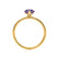 LULU - Pear Alexandrite 18k Yellow Gold Petite Solitaire Ring Engagement Ring Lily Arkwright