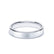 - Bevelled Edge Satin Polish Wedding Band 9k White Gold Wedding Bands Lily Arkwright