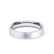 - Flat Court Profile Satin Polish Wedding Band 9k White Gold Wedding Bands Lily Arkwright