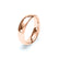 - Oval Profile Wedding Ring 9k Rose Gold Wedding Bands Lily Arkwright