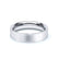 - Flat Court Profile Satin Polish Wedding Band 9k White Gold Wedding Bands Lily Arkwright