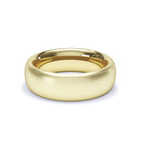 - Oval Profile Satin Wedding Ring 9k Yellow Gold Wedding Bands Lily Arkwright