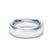 - Oval Profile Satin Wedding Ring 9k White Gold Wedding Bands Lily Arkwright