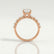 ALLURE - Oval Lab Diamond 18k Rose Gold Scatter Ring