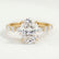 ALLURE - Oval Lab Diamond 18k Yellow Gold Scatter Ring