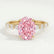 ALLURE - Oval Pink Lab Diamond 18k Yellow Gold Scatter Ring