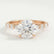 ALLURE - Round Lab Diamond 18k Rose Gold Scatter Ring