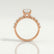 ALLURE - Round Lab Diamond 18k Rose Gold Scatter Ring
