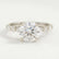 ALLURE - Round Lab Diamond 18k White Gold Scatter Ring
