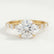 ALLURE - Round Lab Diamond 18k Yellow Gold Scatter Ring