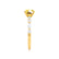ALLURE - Round Yellow Sapphire Solitaire Engagement Ring 18k Yellow Gold