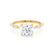 ALLURE - Round Lab Diamond 18k Yellow Gold Scatter Ring