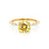 ALLURE - Round Yellow Sapphire Solitaire Engagement Ring 18k Yellow Gold