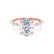ALLURE - Oval Lab Diamond 18k Rose Gold Scatter Ring