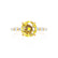 ALLURE - Round Yellow Sapphire Solitaire Engagement Ring 18k Yellow Gold