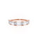 ALTAIR - Lab Diamond Baguette Statement Eternity 18k Rose Gold Eternity Lily Arkwright