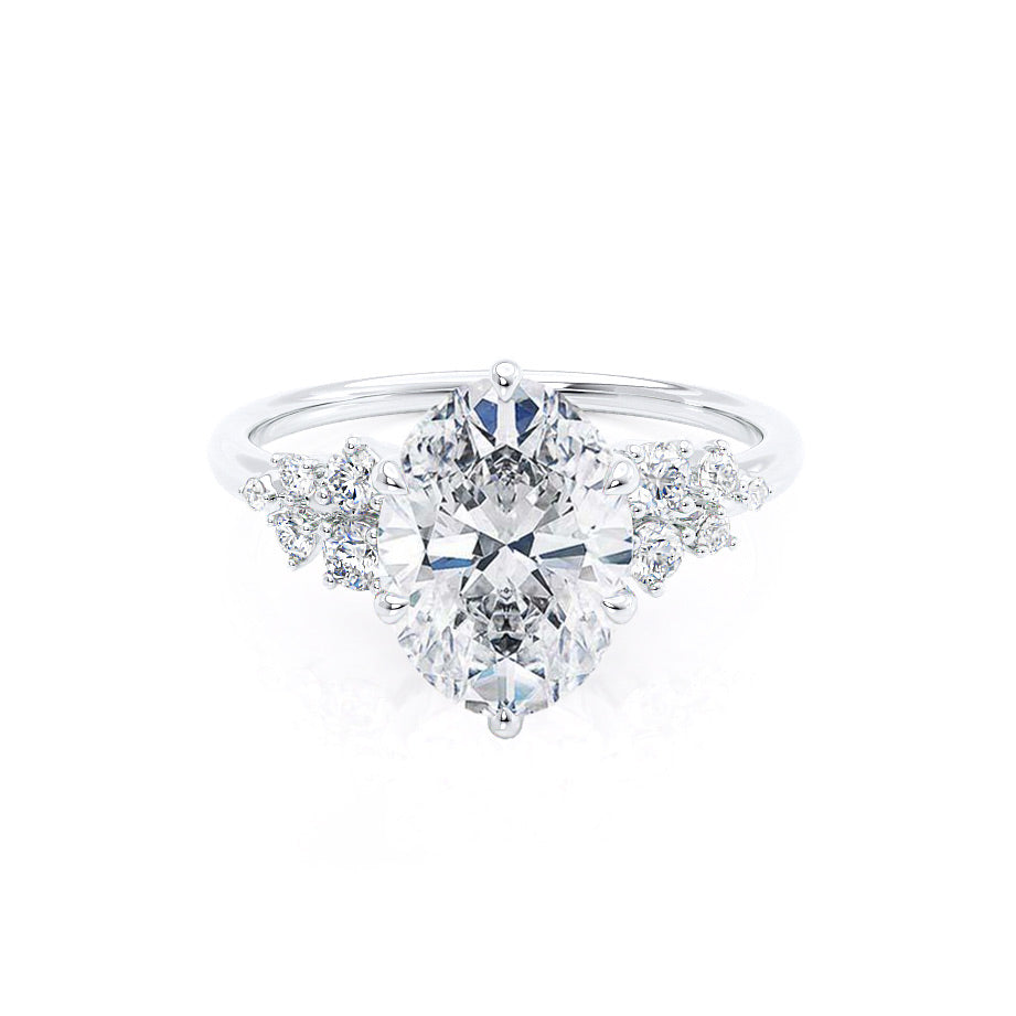 Alya Oval Natural Diamond – Lily Arkwright