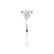 ALYA - Oval Starburst Cluster Shoulder Set Engagement Ring 950 Platinum Engagement Ring Lily Arkwright