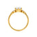 ALYA - Oval Natural Diamond Starburst Cluster Shoulder Set Engagement Ring 18k Yellow Gold Engagement Ring Lily Arkwright