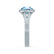 AMELIA - Lab Grown Aqua Spinel & Diamond Platinum 950 Halo Ring Engagement Ring Lily Arkwright