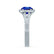 AMELIA - Lab Grown Blue Sapphire & Diamond Platinum Halo Ring Engagement Ring Lily Arkwright